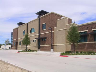 Training tower constructed with reinforced structural masonry
