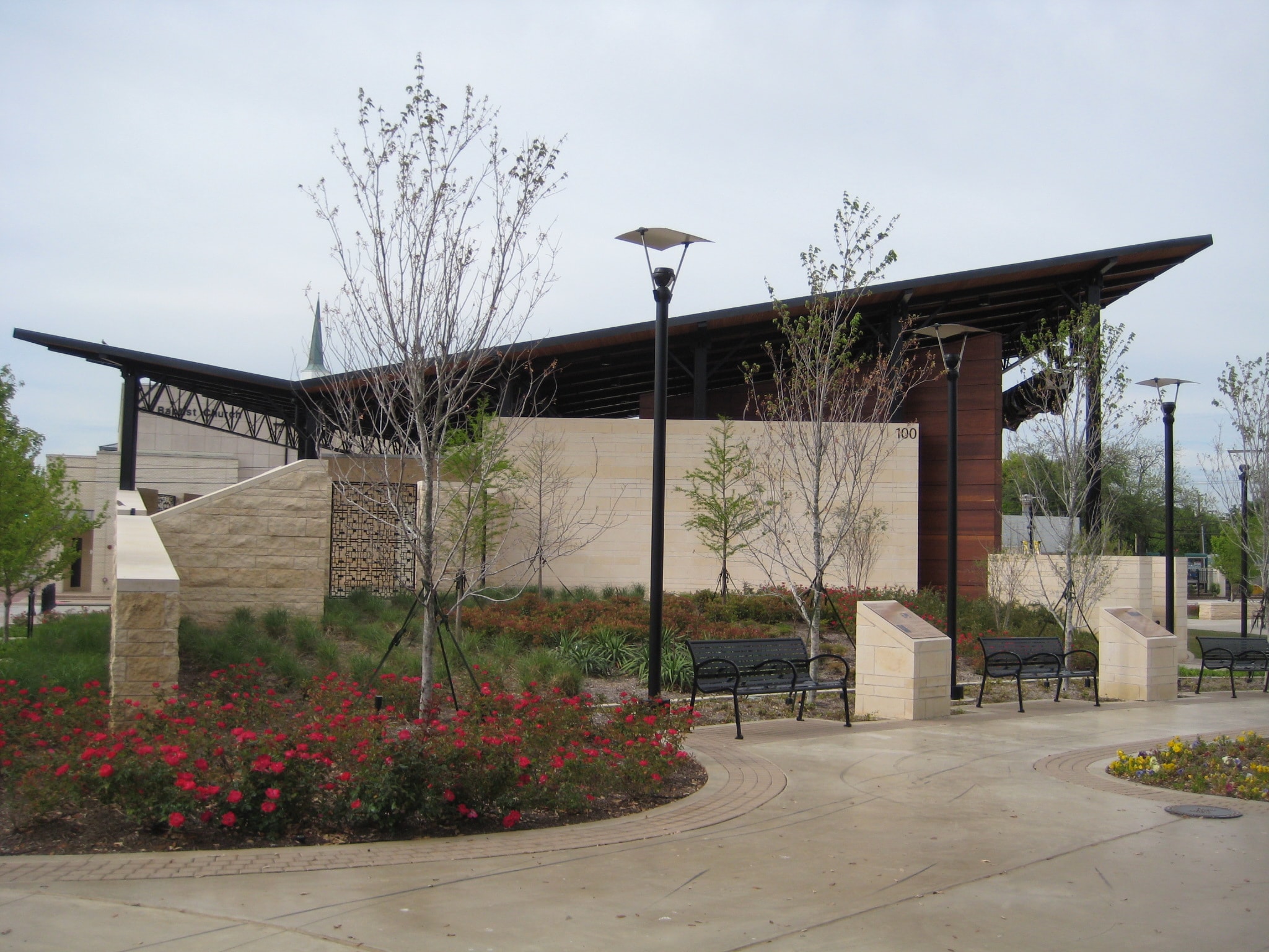 Arlington Founders Plaza - CMU / Concrete Block project
