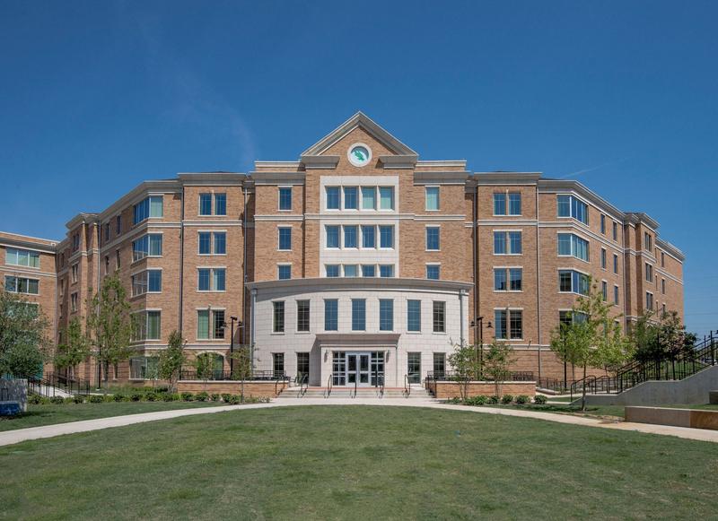 UNT Rawlins Hall - commercial masonry project in Denton, TX